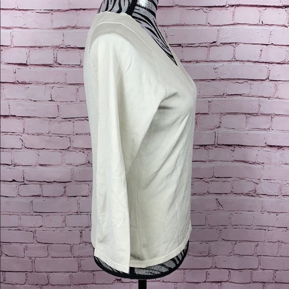 Talbots Silk Blend Top Size Medium - Picture 3 of 8